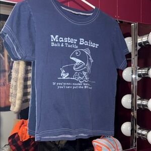 Blue Graphic Short Sleeve Tee